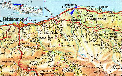 Panormo: Site Map
